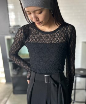 【アウトフィッター ラボ/Outfitter lab】のクルーネック レースカットソー 長袖 人気、トレンドファッション・服の通販 founy(ファニー) ファッション Fashion レディースファッション Fashion for Women トップス・カットソー Cut & Sew Tops カットソー・ベーシックTシャツ Cut-and-Sewn Tops / Stretch Tees & Basics アウトドア Outdoor Clothing アクセサリー Fashion Accessories インナー Innerwear エレガント 上品 Elegant オケージョン Occasion Wear 春 Spring 秋 Autumn サロペット Overalls, Salopette サンダル Sandals, Summer Shoes シンプル Simple, Minimal ジャケット Jacket, Outerwear スウェット / スエット Sweatshirt, Sweatwear ストレッチ Stretch, Stretchy Fabric スニーカー Sneakers, Trainers タイトスカート Pencil Skirt, Tight Skirt デニム Denim, Jeans Material 長袖 Long Sleeve, Full Sleeve フェミニン Feminine, Girly フォーマル Formal, Dressy フレア Flare, Flared リラックス Relax, Relaxed Fit レース Lace, Lace Fabric ロング Long, Long-Length セレモニー Ceremony クリスマス X'mas Christmas / X'mas 入学式 Entrance Ceremony |ID:prp329100004750598