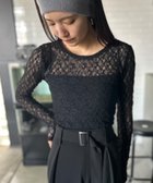 【アウトフィッター ラボ/Outfitter lab】のクルーネック レースカットソー 長袖 人気、トレンドファッション・服の通販 founy(ファニー) ファッション Fashion レディースファッション Fashion for Women トップス・カットソー Cut & Sew Tops カットソー・ベーシックTシャツ Cut-and-Sewn Tops / Stretch Tees & Basics アウトドア Outdoor Clothing アクセサリー Fashion Accessories インナー Innerwear エレガント 上品 Elegant オケージョン Occasion Wear 春 Spring 秋 Autumn サロペット Overalls, Salopette サンダル Sandals, Summer Shoes シンプル Simple, Minimal ジャケット Jacket, Outerwear スウェット / スエット Sweatshirt, Sweatwear ストレッチ Stretch, Stretchy Fabric スニーカー Sneakers, Trainers タイトスカート Pencil Skirt, Tight Skirt デニム Denim, Jeans Material 長袖 Long Sleeve, Full Sleeve フェミニン Feminine, Girly フォーマル Formal, Dressy フレア Flare, Flared リラックス Relax, Relaxed Fit レース Lace, Lace Fabric ロング Long, Long-Length セレモニー Ceremony クリスマス X'mas Christmas / X'mas 入学式 Entrance Ceremony thumbnail ブラック|ID: prp329100004750598 ipo3291000000034350350