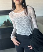 【アウトフィッター ラボ/Outfitter lab】のクルーネック レースカットソー 長袖 人気、トレンドファッション・服の通販 founy(ファニー) ファッション Fashion レディースファッション Fashion for Women トップス・カットソー Cut & Sew Tops カットソー・ベーシックTシャツ Cut-and-Sewn Tops / Stretch Tees & Basics アウトドア Outdoor Clothing アクセサリー Fashion Accessories インナー Innerwear エレガント 上品 Elegant オケージョン Occasion Wear 春 Spring 秋 Autumn サロペット Overalls, Salopette サンダル Sandals, Summer Shoes シンプル Simple, Minimal ジャケット Jacket, Outerwear スウェット / スエット Sweatshirt, Sweatwear ストレッチ Stretch, Stretchy Fabric スニーカー Sneakers, Trainers タイトスカート Pencil Skirt, Tight Skirt デニム Denim, Jeans Material 長袖 Long Sleeve, Full Sleeve フェミニン Feminine, Girly フォーマル Formal, Dressy フレア Flare, Flared リラックス Relax, Relaxed Fit レース Lace, Lace Fabric ロング Long, Long-Length セレモニー Ceremony クリスマス X'mas Christmas / X'mas 入学式 Entrance Ceremony thumbnail ホワイト|ID: prp329100004750598 ipo3291000000034350351
