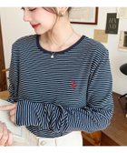 【モーメントプラス/moment+ / MEN】のU.S.POLO ASSN ワンポイント刺繍ロンT袖くしゅくしゅボーダーロンT ネイビー|ID: prp329100004750613 ipo3291000000034350476