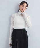 【ユナイテッドアローズ/UNITED ARROWS】のハイツイスト リブ タートルネック カットソー OFF WHITE|ID: prp329100004750632 ipo3291000000034563229