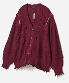 【ハレ/HARE】のBIGダメージZIPカーディガン 人気、トレンドファッション・服の通販 founy(ファニー) ファッション Fashion レディースファッション Fashion for Women トップス・カットソー Cut & Sew Tops カーディガン・羽織り Layered Style Cardigans インナー Innerwear ヴィンテージ Vintage Style カーディガン Cardigan, Knitwear ダメージ Distressed, Destroyed チェック Check, Plaid, Tartan フィット Fit, Slim Fit 無地 Plain, Solid Color リラックス Relax, Relaxed Fit thumbnail ワインレッド37|ID: prp329100004750641 ipo3291000000035020657