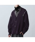【ハレ/HARE】のBIGダメージZIPカーディガン 人気、トレンドファッション・服の通販 founy(ファニー) ファッション Fashion レディースファッション Fashion for Women トップス・カットソー Cut & Sew Tops カーディガン・羽織り Layered Style Cardigans インナー Innerwear ヴィンテージ Vintage Style カーディガン Cardigan, Knitwear ダメージ Distressed, Destroyed チェック Check, Plaid, Tartan フィット Fit, Slim Fit 無地 Plain, Solid Color リラックス Relax, Relaxed Fit thumbnail パープル92|ID: prp329100004750641 ipo3291000000035020661