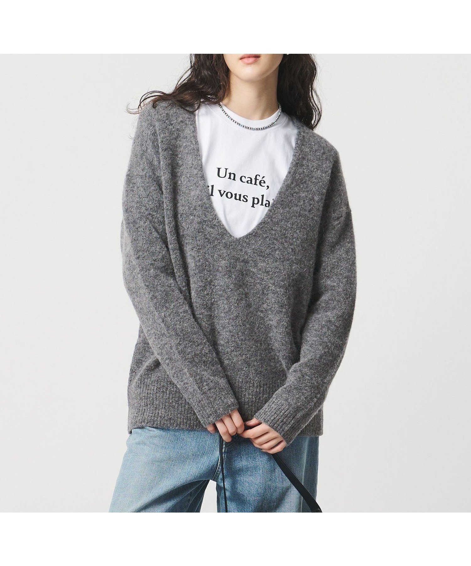 【ユナイテッドアローズ/UNITED ARROWS】のディープ Vネック プルオーバー ニット 人気、トレンドファッション・服の通販 founy(ファニー) 　ファッション　Fashion　レディースファッション　Fashion for Women　トップス・カットソー　Cut & Sew Tops　ニット　Knit Tops & Sweaters　カジュアルプルオーバー・ニットトップス　Pullovers & Knit Tops / Casual Pullovers　Vネックトップス　V-Neck Tops / V-Cut Neckline Shirts　おすすめ　Recommended / Our Picks　インナー　Innerwear　タンク　Tank Top, Sleeveless Top　 other-1|ID: prp329100004750686 ipo3291000000035135356