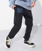 【デビロック/devirock / KIDS】のデビラボ プリント 裏起毛 パンツ スウェットパンツ ロングパンツ ボトムス 25AW 012-ロゴ1-ブラック|ID: prp329100004750706 ipo3291000000034774711