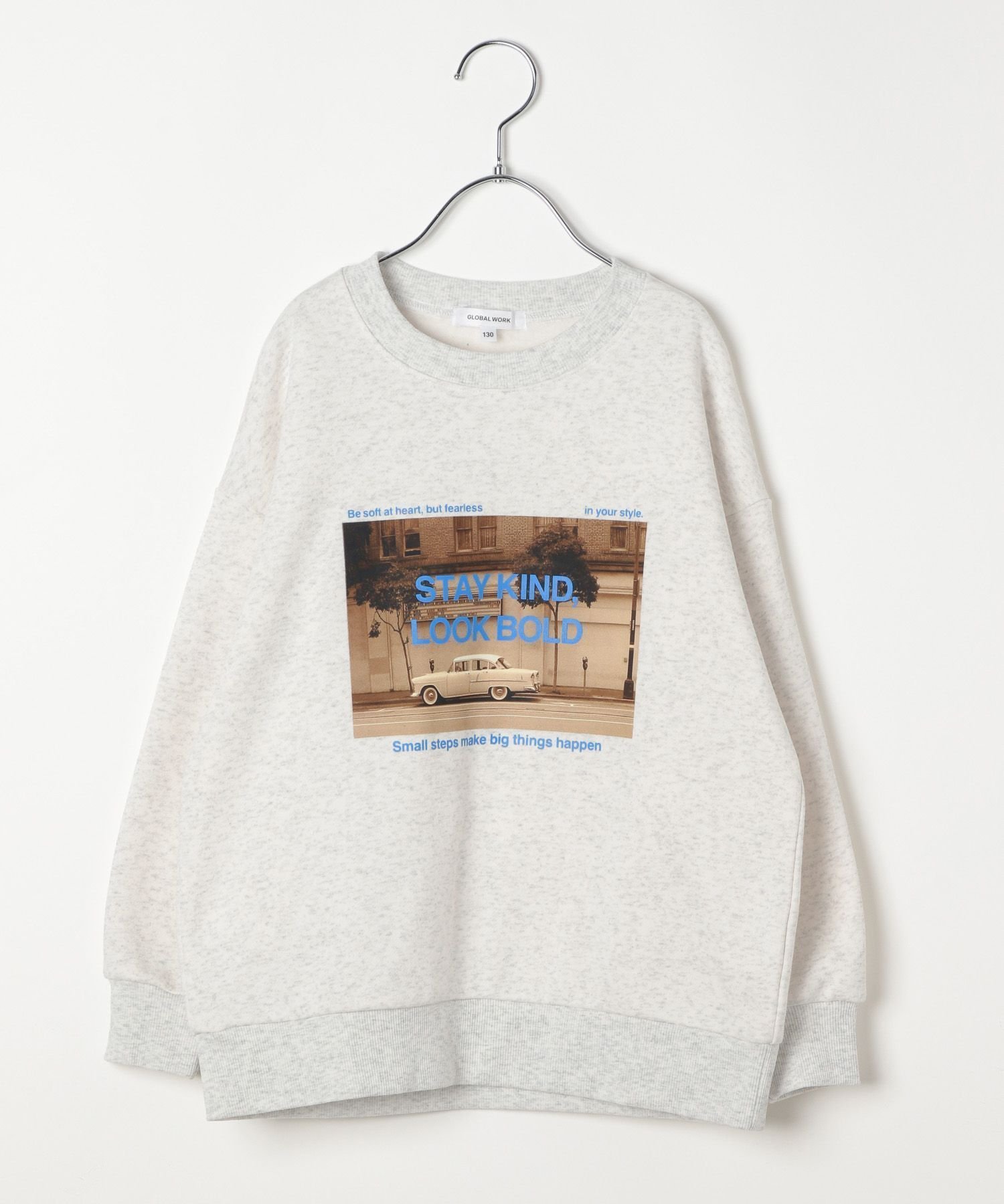 【グローバルワーク/GLOBAL WORK / KIDS】のあったか乾きやすいプリントスウェット/キッズ/599757 インテリア・キッズ・メンズ・レディースファッション・服の通販 founy(ファニー)  ファッション Fashion キッズファッション Fashion for Kids おすすめ Recommended / Our Picks カーゴパンツ Cargo Pants, Utility Pants コーデュロイ Corduroy, Cord Fabric 白杢08|ID: prp329100004750709 ipo3291000000034351193