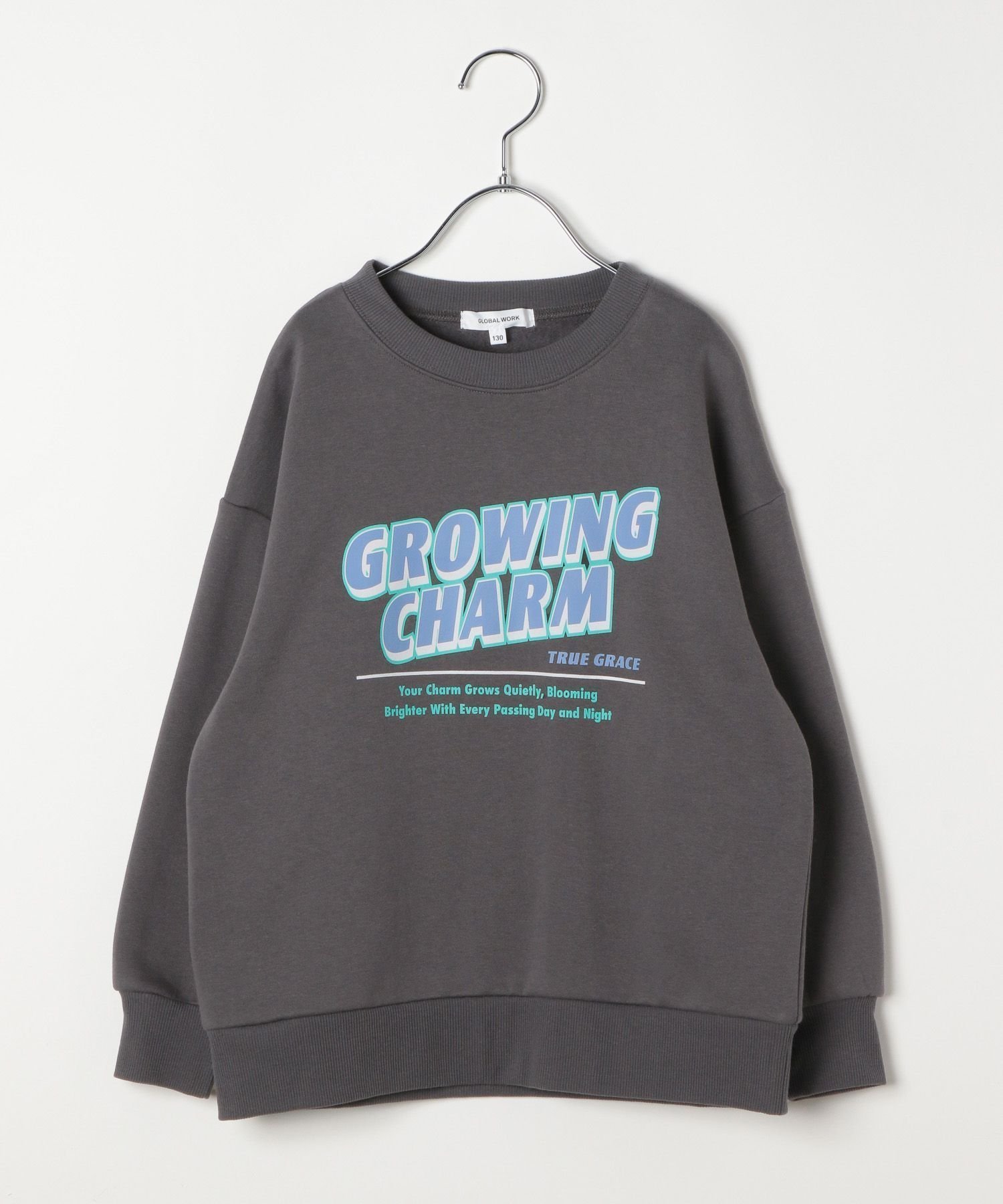 【グローバルワーク/GLOBAL WORK / KIDS】のあったか乾きやすいプリントスウェット/キッズ/599757 インテリア・キッズ・メンズ・レディースファッション・服の通販 founy(ファニー)  ファッション Fashion キッズファッション Fashion for Kids おすすめ Recommended / Our Picks カーゴパンツ Cargo Pants, Utility Pants コーデュロイ Corduroy, Cord Fabric チャコール18|ID: prp329100004750709 ipo3291000000034351198