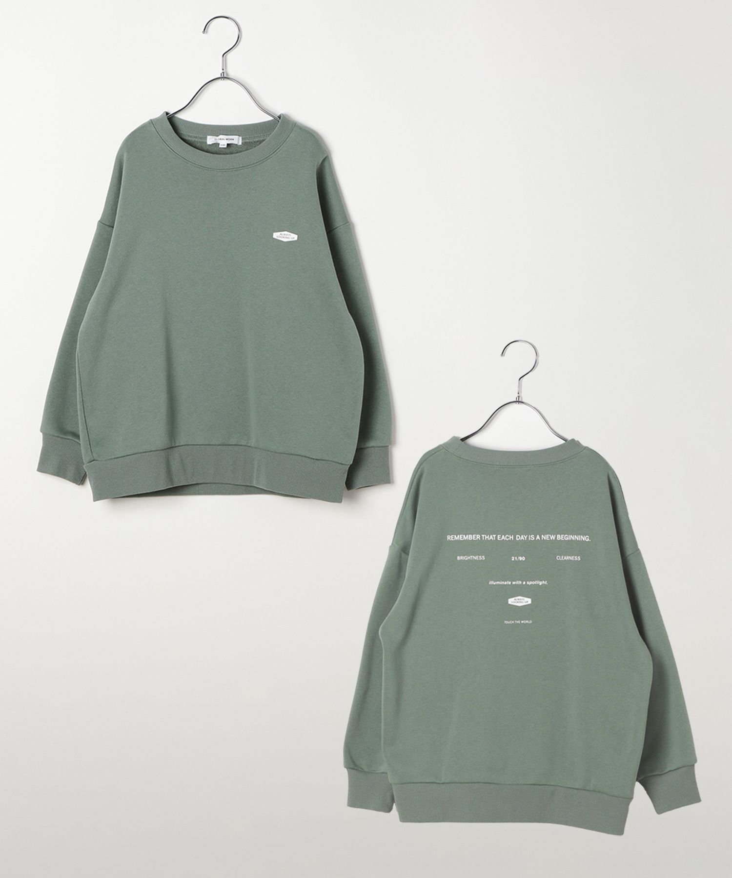 【グローバルワーク/GLOBAL WORK / KIDS】のあったか乾きやすいプリントスウェット/キッズ/599757 インテリア・キッズ・メンズ・レディースファッション・服の通販 founy(ファニー)  ファッション Fashion キッズファッション Fashion for Kids おすすめ Recommended / Our Picks カーゴパンツ Cargo Pants, Utility Pants コーデュロイ Corduroy, Cord Fabric カーキ77|ID: prp329100004750709 ipo3291000000034351201