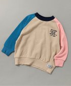 【エフオー オンラインストア/F.O.Online Store / KIDS】のWEB限定 ラグランワンポイントトレーナー ベージュ|ID: prp329100004750720 ipo3291000000034636256