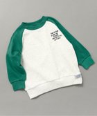 【エフオー オンラインストア/F.O.Online Store / KIDS】のWEB限定 ラグランワンポイントトレーナー グリーン|ID: prp329100004750720 ipo3291000000034636257