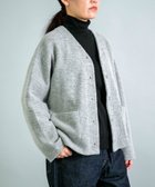 【ドミンゴ/DOMINGO】の接結ウール Vネックカーディガン 人気、トレンドファッション・服の通販 founy(ファニー) ファッション Fashion レディースファッション Fashion for Women トップス・カットソー Cut & Sew Tops カーディガン・羽織り Layered Style Cardigans Vネックトップス V-Neck Tops / V-Cut Neckline Shirts インナー Innerwear カットソー Cut and Sewn Top カーディガン Cardigan, Knitwear シンプル Simple, Minimal ダブル Double, Double-Breasted フェイス Face, Facial Design リラックス Relax, Relaxed Fit A/W・秋冬 Autumn/Winter thumbnail グレー|ID: prp329100004750721 ipo3291000000035226903
