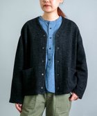 【ドミンゴ/DOMINGO】の接結ウール Vネックカーディガン 人気、トレンドファッション・服の通販 founy(ファニー) ファッション Fashion レディースファッション Fashion for Women トップス・カットソー Cut & Sew Tops カーディガン・羽織り Layered Style Cardigans Vネックトップス V-Neck Tops / V-Cut Neckline Shirts インナー Innerwear カットソー Cut and Sewn Top カーディガン Cardigan, Knitwear シンプル Simple, Minimal ダブル Double, Double-Breasted フェイス Face, Facial Design リラックス Relax, Relaxed Fit A/W・秋冬 Autumn/Winter thumbnail チャコール|ID: prp329100004750721 ipo3291000000035226905