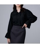 【アンタイトル/UNTITLED】の【キャンディスリーブ/エレガント】フリルギャザーネックブラウス 人気、トレンドファッション・服の通販 founy(ファニー) ファッション Fashion レディースファッション Fashion for Women トップス・カットソー Cut & Sew Tops シャツ・ブラウス・オフィスカジュアル Elegant Blouses & Button-Ups エアリー Airy Texture エレガント 上品 Elegant シンプル Simple, Minimal スマート Smart, Elegant スリーブ Sleeve, Long Sleeve / Short Sleeve デコルテ Décolleté, Neckline ネックレス Necklace, Pendant Necklace リボン Ribbon, Bow リラックス Relax, Relaxed Fit ワイド Wide, Wide Fit おすすめ Recommended / Our Picks thumbnail ブラック|ID: prp329100004750737 ipo3291000000034351410