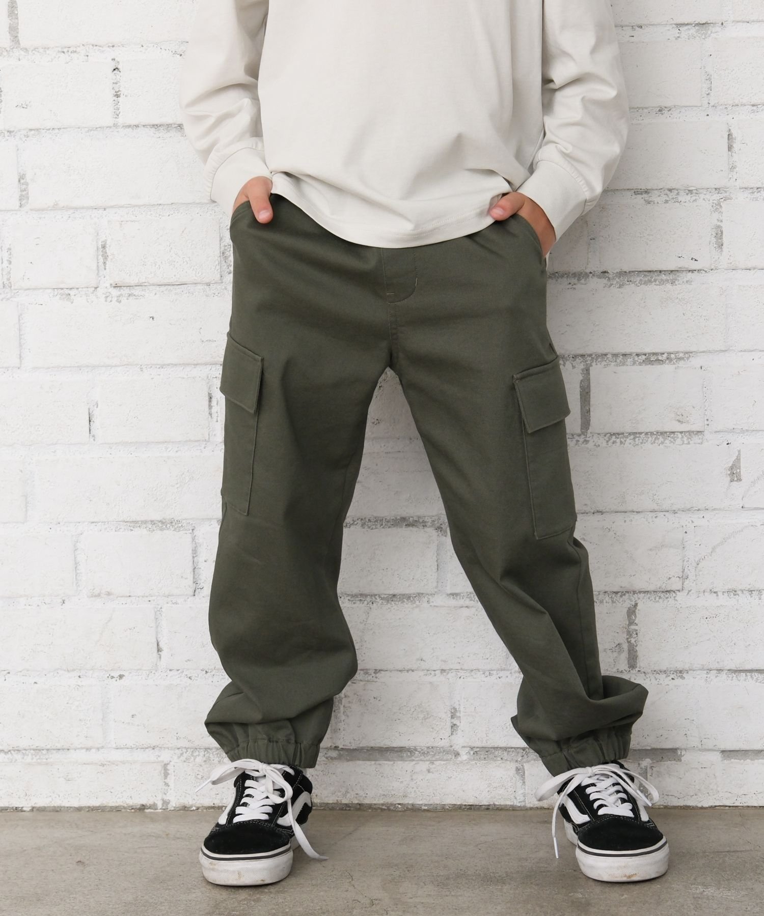 【グローバルワーク/GLOBAL WORK / KIDS】のあったかスゴラクストレッチカーゴパンツ/キッズ/581226 インテリア・キッズ・メンズ・レディースファッション・服の通販 founy(ファニー) ファッション Fashion キッズファッション Fashion for Kids ボトムス Bottoms おすすめ Recommended / Our Picks カーゴパンツ Cargo Pants, Utility Pants ストレッチ Stretch, Stretchy Fabric フラップ Flap, Flap Pocket ポケット Pocket, Pocket Detail カーキ78|ID: prp329100004750745 ipo3291000000034469434