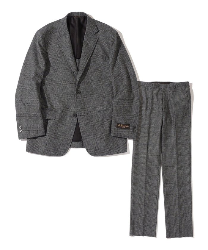 【シップス/SHIPS / MEN】のSouthwick FOX BROTHERS フランネル 3B スーツ インテリア・キッズ・メンズ・レディースファッション・服の通販 founy(ファニー) https://founy.com/ ファッション Fashion メンズファッション Fashion for Men イタリア Italy ショルダー Shoulder, Shoulder Strap スーツ Suit, Formalwear フラップ Flap, Flap Pocket ポケット Pocket, Pocket Detail |ID: prp329100004750749 ipo3291000000034351489