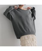 【ローリーズファーム/LOWRYS FARM】のスウェットライクニット 人気、トレンドファッション・服の通販 founy(ファニー) ファッション Fashion レディースファッション Fashion for Women トップス・カットソー Cut & Sew Tops ニット Knit Tops & Sweaters レディースパーカー・カジュアルフーディー Casual Hoodies & Sweatshirts スウェット・クルーネックトップス Sweatshirts & Crewnecks / Relaxed Fit Sweat Tops おすすめ Recommended / Our Picks シンプル Simple, Minimal スウェット / スエット Sweatshirt, Sweatwear フェミニン Feminine, Girly フレア Flare, Flared ラウンド Round, Round Neck thumbnail チャコールグレー|ID: prp329100004750762 ipo3291000000034351563
