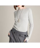 【ブリル/BRILL】のバックスリット リブプルオーバー 人気、トレンドファッション・服の通販 founy(ファニー) ファッション Fashion レディースファッション Fashion for Women トップス・カットソー Cut & Sew Tops カジュアルプルオーバー・ニットトップス Pullovers & Knit Tops / Casual Pullovers バッグ Bags カットソー Cut and Sewn Top コンパクト Compact, Small Size シンプル Simple, Minimal スリット Slit, Slit Detail フロント Front, Front Design ボトム Bottoms, Lower Wear thumbnail ライトグレー12|ID: prp329100004750785 ipo3291000000034504526