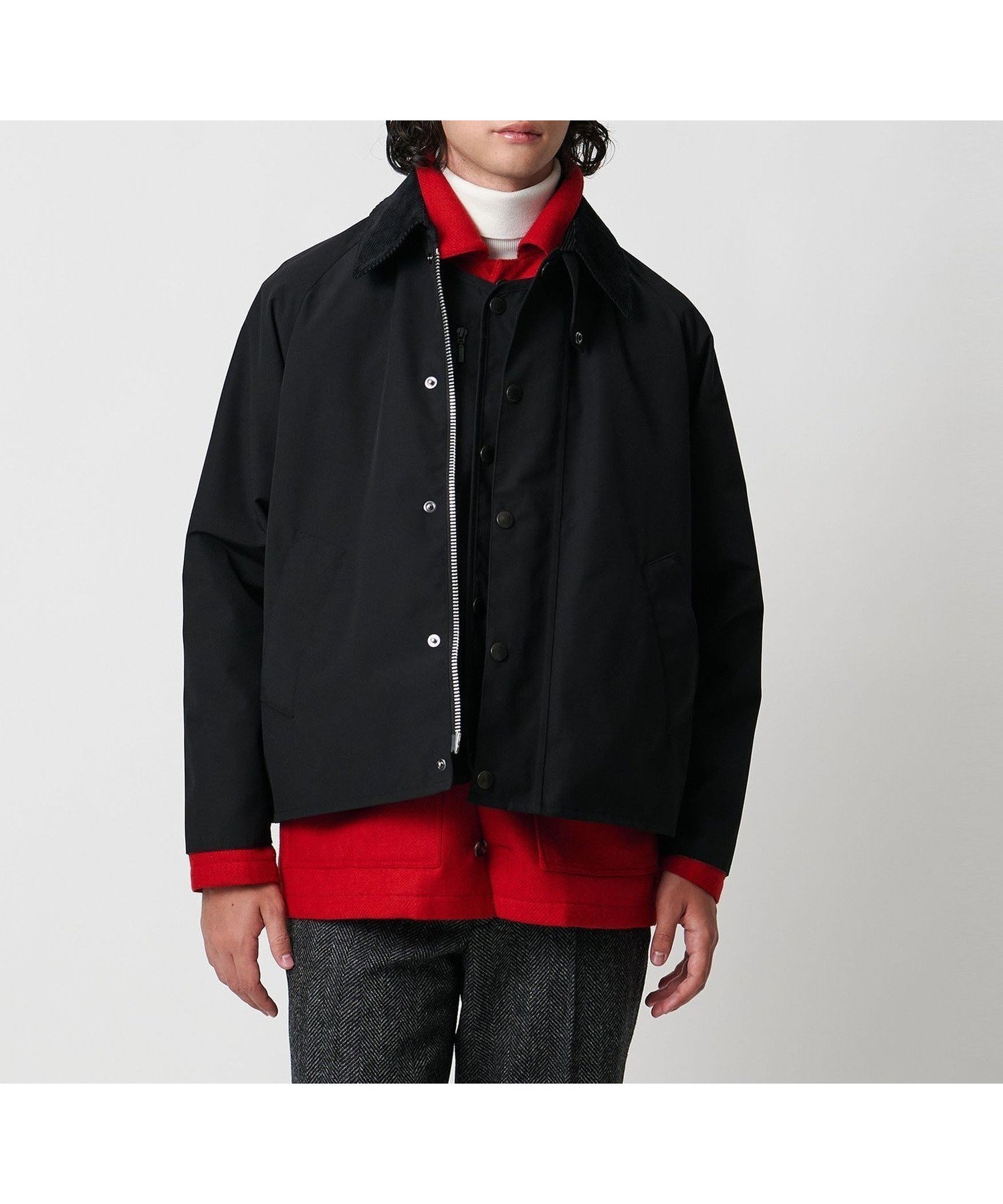 【ユナイテッドアローズ/UNITED ARROWS / MEN】のBARBOUR x BRIEFING x UNITED ARROWS TRANSPORT/トランスポート/ショートブルゾン インテリア・キッズ・メンズ・レディースファッション・服の通販 founy(ファニー)  ファッション Fashion メンズファッション Fashion for Men アクセサリー Fashion Accessories インナー Innerwear ショート Short, Short Length ジャケット Jacket, Outerwear スポーツ Sports, Activewear トラベル Travel, Travel Gear ドレス Dress, One-Piece ブルゾン Blouson, Bomber Jacket ベスト Vest, Waistcoat ポケット Pocket, Pocket Detail 別注 Limited Edition, Custom Order ロング Long, Long-Length ビジネス 仕事 通勤 Business / Work / Commuting BLACK|ID: prp329100004750811 ipo3291000000034351890