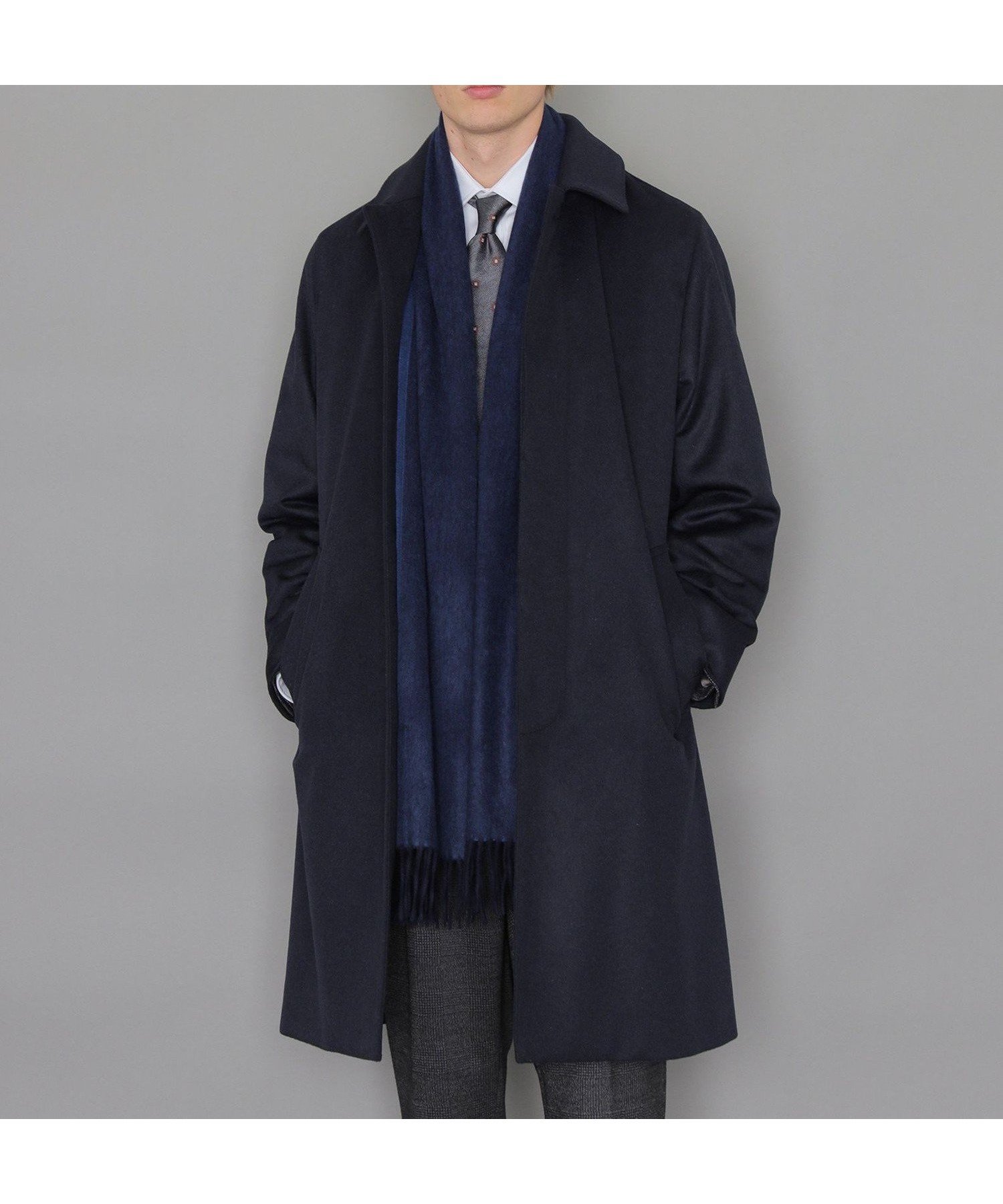 【マッキントッシュ ロンドン/MACKINTOSH LONDON / MEN】の【LEON掲載】カシミヤマフラー インテリア・キッズ・メンズ・レディースファッション・服の通販 founy(ファニー)  ファッション Fashion メンズファッション Fashion for Men ベビー Baby, Babywear ベーシック Basic, Essential マフラー Scarf, Muffler リバーシブル Reversible, Two-Sided 冬 Winter / This Winter 夏 Summer 春 Spring 雑誌 Magazine, Fashion Magazine ネイビー|ID: prp329100004750820 ipo3291000000034351984