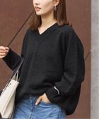 【フレームワーク/FRAMeWORK】のラグランスリーブ Vネックプルオーバー 人気、トレンドファッション・服の通販 founy(ファニー) ファッション Fashion レディースファッション Fashion for Women トップス・カットソー Cut & Sew Tops カジュアルプルオーバー・ニットトップス Pullovers & Knit Tops / Casual Pullovers Vネックトップス V-Neck Tops / V-Cut Neckline Shirts スリーブ Sleeve, Long Sleeve / Short Sleeve デニム Denim, Jeans Material リラックス Relax, Relaxed Fit ワイド Wide, Wide Fit thumbnail グレー|ID: prp329100004750837 ipo3291000000034603737