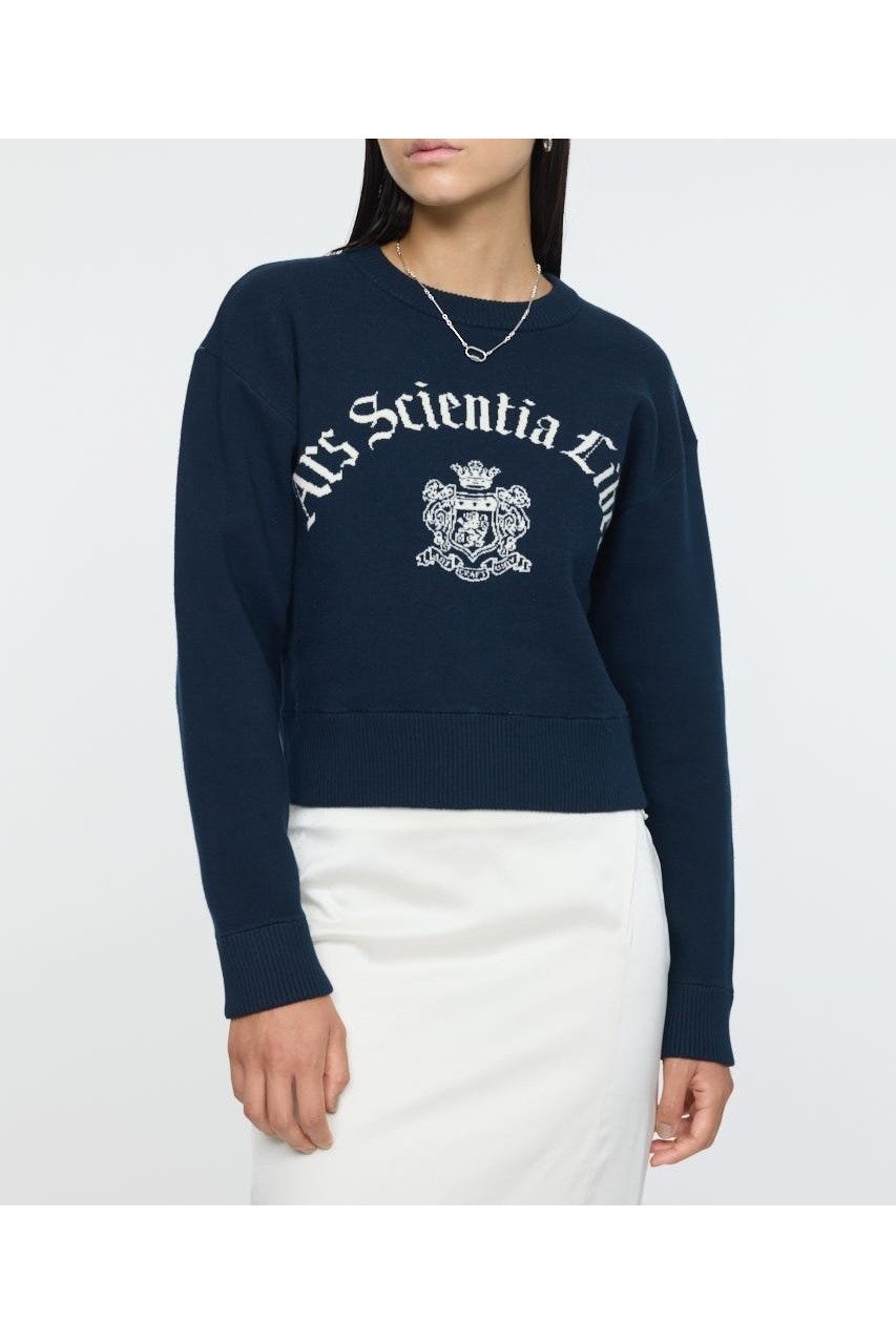 【マウジー/moussy】のSWEATLIKE JAQUARD セーター インテリア・キッズ・メンズ・レディースファッション・服の通販 founy(ファニー)  ファッション Fashion レディースファッション Fashion for Women トップス・カットソー Cut & Sew Tops レディースパーカー・カジュアルフーディー Casual Hoodies & Sweatshirts スウェット・クルーネックトップス Sweatshirts & Crewnecks / Relaxed Fit Sweat Tops おすすめ Recommended / Our Picks クラシカル Classical, Vintage-Inspired スウェット / スエット Sweatshirt, Sweatwear スラックス Slacks, Dress Pants セーター Sweater, Knitwear トレンド Trend, Trending Now メガネ Glasses, Eyewear エレガント 上品 Elegant 人気 Popular, Best Seller 再入荷 Restock / Back in Stock NVY|ID: prp329100004750884 ipo3291000000034352426