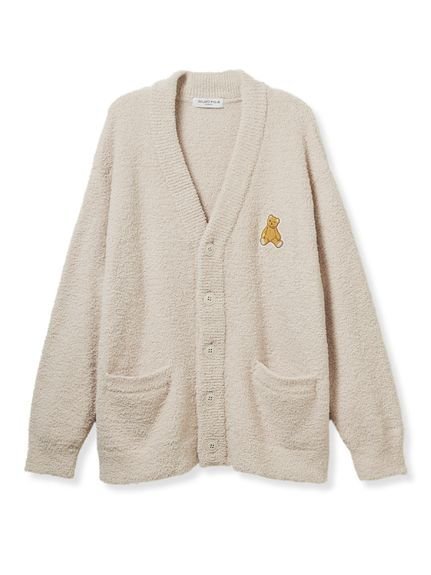 【ジェラートピケ オム/GELATO PIQUE HOMME / MEN】の【ONLINE限定】【HOMME】ベビモコベアワンポイントカーディガン インテリア・キッズ・メンズ・レディースファッション・服の通販 founy(ファニー) 　ファッション　Fashion　メンズファッション　Fashion for Men　おすすめ　Recommended / Our Picks　カーディガン　Cardigan, Knitwear　ギフト プレゼント　Gift / Present　シンプル　Simple, Minimal　スマート　Smart, Elegant　ベーシック　Basic, Essential　ロング　Long, Long-Length　ワンポイント　One Point, Statement Accent　BEG[037]|ID: prp329100004750892 ipo3291000000034352466