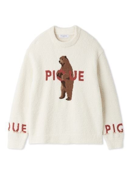 【ジェラートピケ オム/GELATO PIQUE HOMME / MEN】の【HOMME】パウダーフォレストベアジャガードプルオーバー 人気、トレンドファッション・服の通販 founy(ファニー)  ファッション Fashion メンズファッション Fashion for Men トップス・カットソー Cut & Sew Tops スマート Smart, Elegant パウダー Powder, Soft Tone モチーフ Motif, Design Theme ロング Long, Long-Length  other-1|ID: prp329100004750910 ipo3291000000034352612