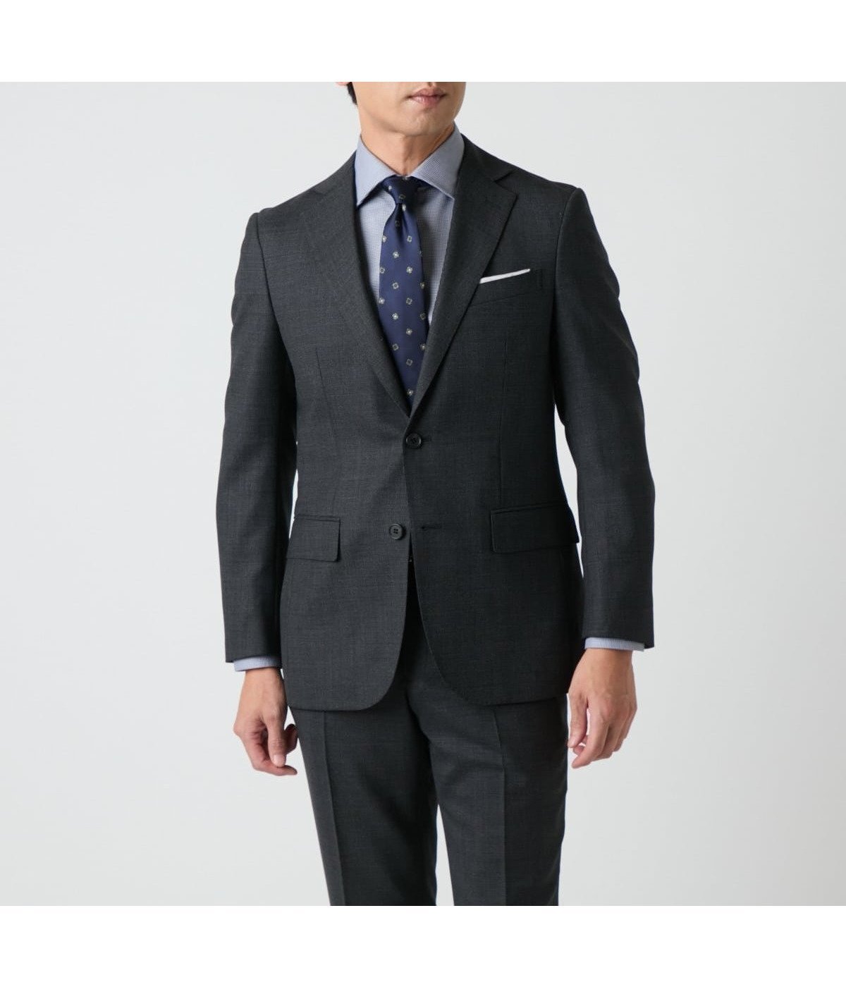【ニューヨーカー/NEWYORKER / MEN】のメランジクロス スーツ インテリア・キッズ・メンズ・レディースファッション・服の通販 founy(ファニー)  ファッション Fashion メンズファッション Fashion for Men 春 Spring シェイプ Shape, Slim Fit ジャケット Jacket, Outerwear スラックス Slacks, Dress Pants スーツ Suit, Formalwear フィット Fit, Slim Fit フロント Front, Front Design メランジ Melange, Mixed Yarn 無地 Plain, Solid Color A/W・秋冬 Autumn/Winter S/S・春夏 SS, Spring/Summer, Warm Season 夏 Summer ダークグレー|ID: prp329100004750926 ipo3291000000034352744