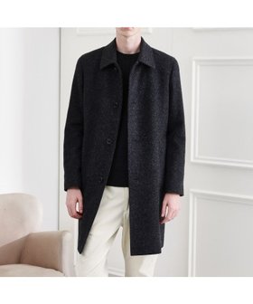 【タケオキクチ/TAKEO KIKUCHI / MEN】の【LIMITED】ウール混ステンカラーコート 人気、トレンドファッション・服の通販 founy(ファニー) ファッション Fashion メンズファッション Fashion for Men おすすめ Recommended / Our Picks インナー Innerwear スニーカー Sneakers, Trainers スマート Smart, Elegant スーツ Suit, Formalwear チェック Check, Plaid, Tartan デニム Denim, Jeans Material パーカー Hoodie, Parka ポケット Pocket, Pocket Detail 無地 Plain, Solid Color |ID:prp329100004750929