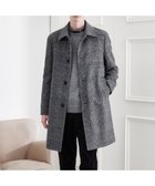 【タケオキクチ/TAKEO KIKUCHI / MEN】の【LIMITED】ウール混ステンカラーコート 人気、トレンドファッション・服の通販 founy(ファニー) ファッション Fashion メンズファッション Fashion for Men おすすめ Recommended / Our Picks インナー Innerwear スニーカー Sneakers, Trainers スマート Smart, Elegant スーツ Suit, Formalwear チェック Check, Plaid, Tartan デニム Denim, Jeans Material パーカー Hoodie, Parka ポケット Pocket, Pocket Detail 無地 Plain, Solid Color thumbnail チャコールグレー|ID: prp329100004750929 ipo3291000000034352766