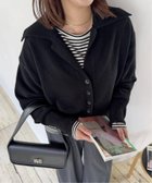 【ジャーナルスタンダード/JOURNAL STANDARD】の《追加2》MUSICオープンカラーカーディガン 人気、トレンドファッション・服の通販 founy(ファニー) ファッション Fashion レディースファッション Fashion for Women トップス・カットソー Cut & Sew Tops カーディガン・羽織り Layered Style Cardigans カーディガン Cardigan, Knitwear コンパクト Compact, Small Size シェイプ Shape, Slim Fit ジャケット Jacket, Outerwear スキッパー Skipper, Open Collar バランス Balance, Style Balance thumbnail ブラック|ID: prp329100004750930 ipo3291000000034635839