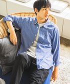 【グローバルワーク/GLOBAL WORK / MEN】のサラサマレギュラーシャツ/長袖/575772 ブルーストライプ84|ID: prp329100004750939 ipo3291000000034352859