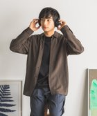 【グローバルワーク/GLOBAL WORK / MEN】のサラサマレギュラーシャツ/長袖/575772 ブラウンストライプ58|ID: prp329100004750939 ipo3291000000034352864