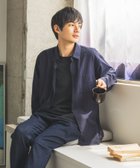 【グローバルワーク/GLOBAL WORK / MEN】のサラサマレギュラーシャツ/長袖/575772 ネイビーストライプ88|ID: prp329100004750939 ipo3291000000034352866