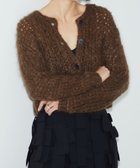 【ユナイテッドアローズ/UNITED ARROWS】のAEWEN MATOPH ジャンボタム2WAY カーディガン 人気、トレンドファッション・服の通販 founy(ファニー) ファッション Fashion レディースファッション Fashion for Women トップス・カットソー Cut & Sew Tops カーディガン・羽織り Layered Style Cardigans かぎ針 Crochet カーディガン Cardigan, Knitwear コンパクト Compact, Small Size トリミング Trimming, Decorative Edge 手編み Hand-Knitted, Handmade Knit ハンド Hand, Handmade 羽織 Haori, Light Jacket thumbnail DK.BROWN|ID: prp329100004750946 ipo3291000000034917451