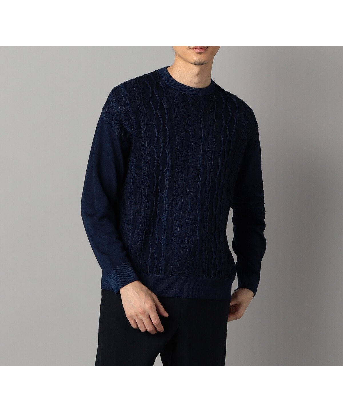 【コムサ メン/COMME CA / MEN】のCOOGI(クージー)柄 クルーセーター インテリア・キッズ・メンズ・レディースファッション・服の通販 founy(ファニー)  ファッション Fashion メンズファッション Fashion for Men カラフル Colorful Design セーター Sweater, Knitwear トレンド Trend, Trending Now ヴィンテージ Vintage Style 人気 Popular, Best Seller ネイビー|ID: prp329100004750956 ipo3291000000034352967