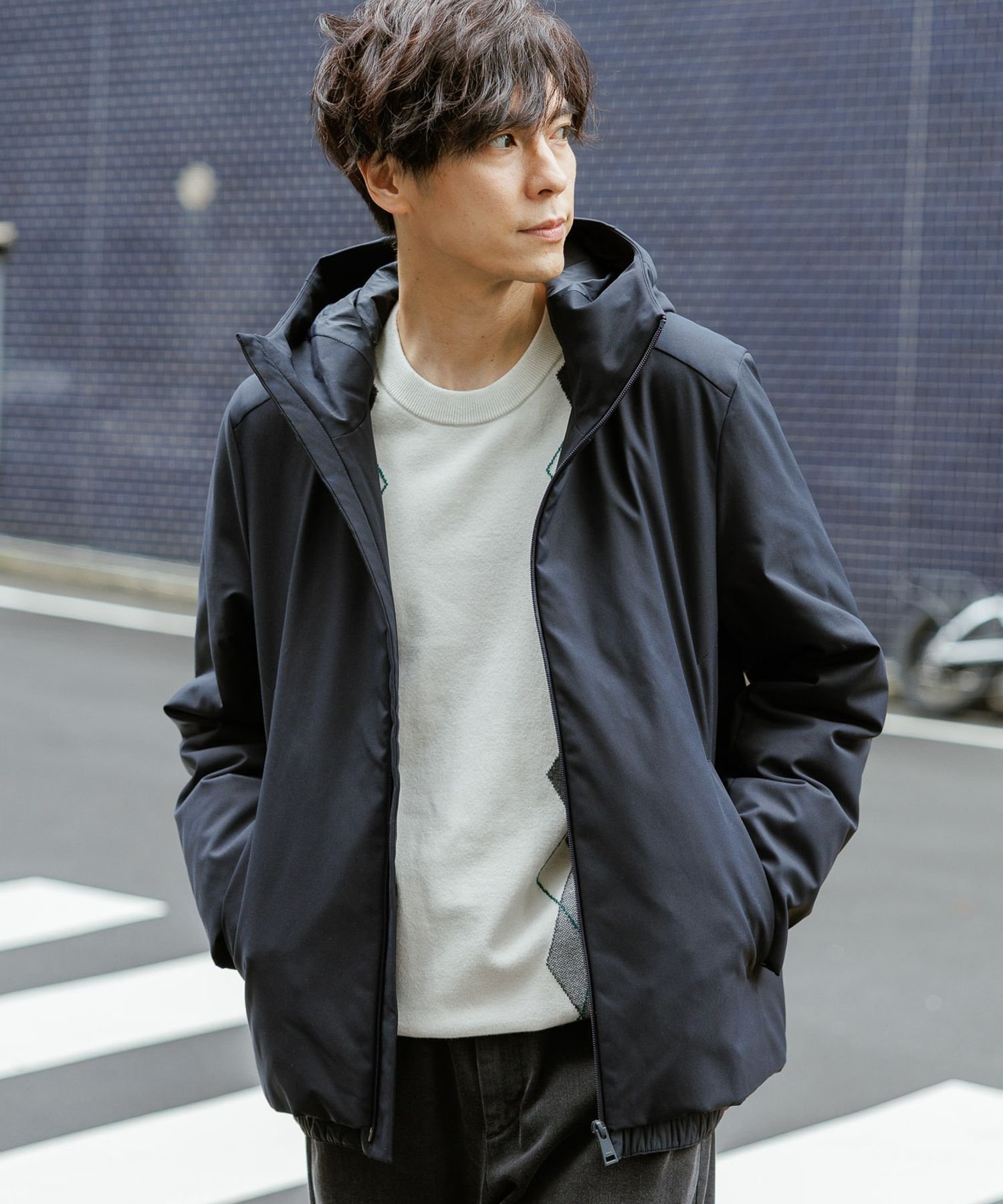 【グローバルワーク/GLOBAL WORK / MEN】のライトウォームスマートブルゾン/451310 インテリア・キッズ・メンズ・レディースファッション・服の通販 founy(ファニー)  ファッション Fashion メンズファッション Fashion for Men 軽量 Lightweight, Ultra Light ショート Short, Short Length シンプル Simple, Minimal パウダー Powder, Soft Tone フロント Front, Front Design ブルゾン Blouson, Bomber Jacket ポケット Pocket, Pocket Detail おすすめ Recommended / Our Picks エレガント 上品 Elegant ネイビー88|ID: prp329100004750990 ipo3291000000034353163