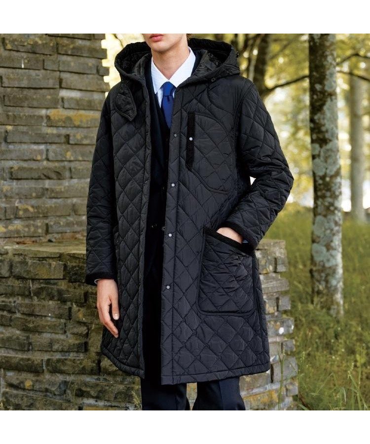 【ドレステリア/DRESSTERIOR / MEN】のキルティング フーデット コート 人気、トレンドファッション・服の通販 founy(ファニー)  ファッション Fashion メンズファッション Fashion for Men アウトドア Outdoor Clothing カットソー Cut and Sewn Top キルティング Quilted, Quilting クラシック Classic, Timeless Style スマート Smart, Elegant スーツ Suit, Formalwear ドレス Dress, One-Piece なめらか Smooth, Silky Texture 人気 Popular, Best Seller パターン Pattern, Design Print ファブリック Fabric, Textile 防寒 Cold Protection, Winter-Ready 日本製 Made In Japan ビジネス 仕事 通勤 Business / Work / Commuting  other-1|ID: prp329100004751000 ipo3291000000034353213