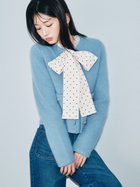 【リリーブラウン/Lily Brown】の【WEB限定カラー】金釦フォックスニットジャケット 人気、トレンドファッション・服の通販 founy(ファニー) ファッション Fashion レディースファッション Fashion for Women アウター Coat / Outerwear Collection レディースジャケット・軽アウター Jackets ウォーム Warm Fabric コンパクト Compact, Small Size スマート Smart, Elegant バランス Balance, Style Balance フォックス Fox, Fox Fur エレガント 上品 Elegant A/W・秋冬 Autumn/Winter thumbnail 【WEB限定カラー】SAX[083]|ID: prp329100004751015 ipo3291000000034353286