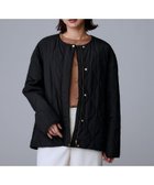 【アンタイトル/UNTITLED】の【軽量/洗える/ファスナー付き】中綿 キルトコート ブラック|ID: prp329100004751057 ipo3291000000034583281