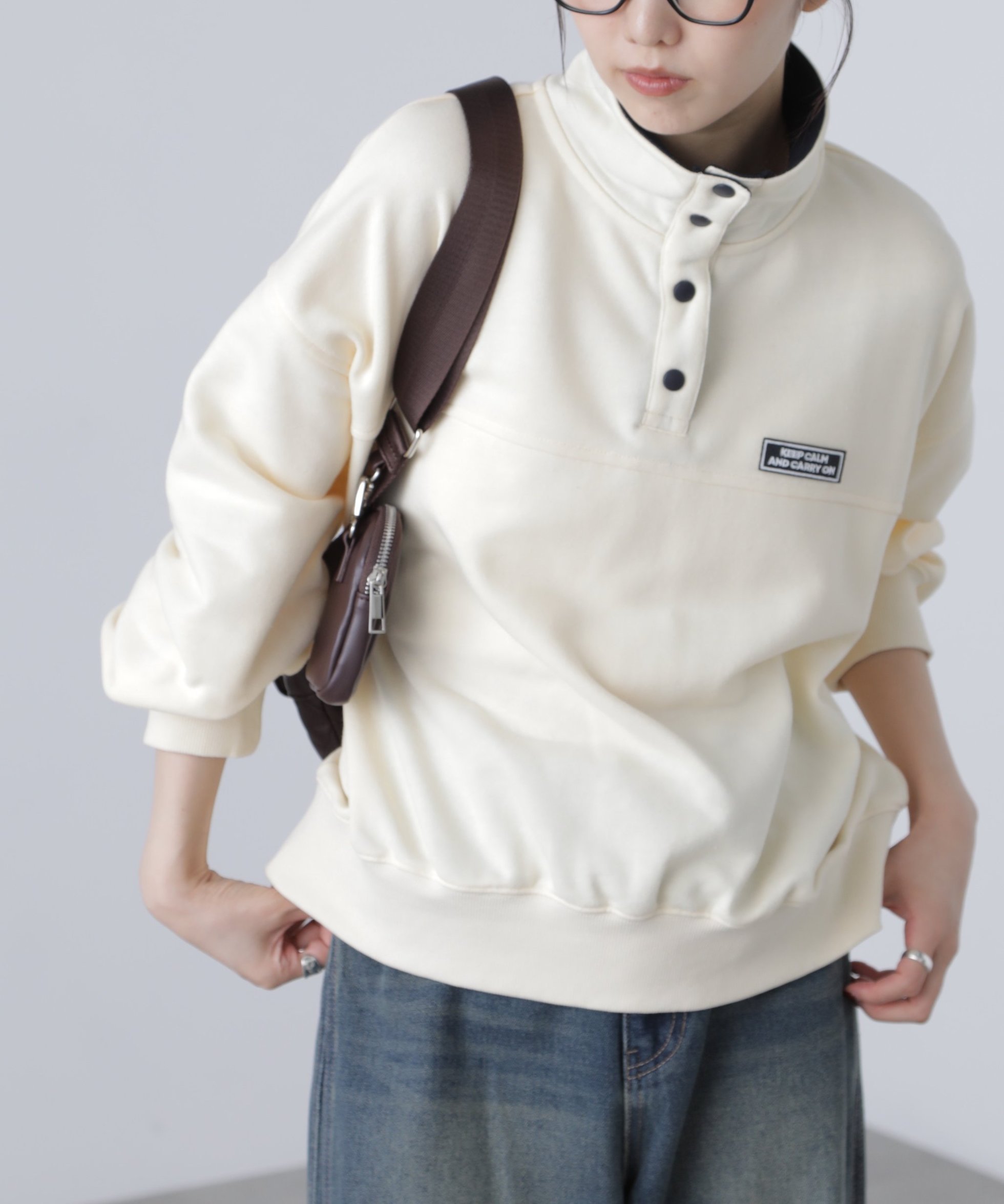 【フリーズマート/FREE'S MART】のスタンドネックバイカラースウェット インテリア・キッズ・メンズ・レディースファッション・服の通販 founy(ファニー)  ファッション Fashion レディースファッション Fashion for Women トップス・カットソー Cut & Sew Tops レディースパーカー・カジュアルフーディー Casual Hoodies & Sweatshirts スウェット・クルーネックトップス Sweatshirts & Crewnecks / Relaxed Fit Sweat Tops おすすめ Recommended / Our Picks インナー Innerwear スウェット / スエット Sweatshirt, Sweatwear トレンド Trend, Trending Now ハイネック High Neck, Mock Neck レース Lace, Lace Fabric 今季 This Season, Current Season オフ|ID: prp329100004751060 ipo3291000000034353646