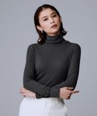 【アンタイトル/UNTITLED】の【吸湿発熱/洗える】ハイネックインナー チャコールグレー|ID: prp329100004751079 ipo3291000000034582295