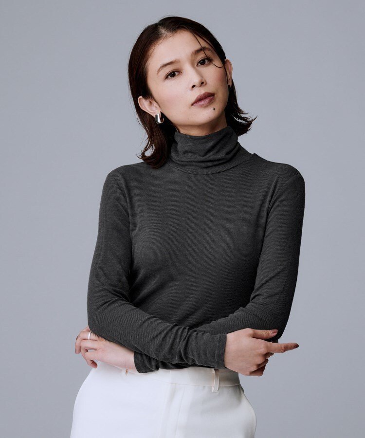 【アンタイトル/UNTITLED】の【吸湿発熱/洗える】ハイネックインナー インテリア・キッズ・メンズ・レディースファッション・服の通販 founy(ファニー) ファッション Fashion レディースファッション Fashion for Women おすすめ Recommended / Our Picks インナー Innerwear ハイネック High Neck, Mock Neck ベーシック Basic, Essential 定番 Standard, Basic Item 洗える Machine Washable チャコールグレー|ID: prp329100004751079 ipo3291000000034582295