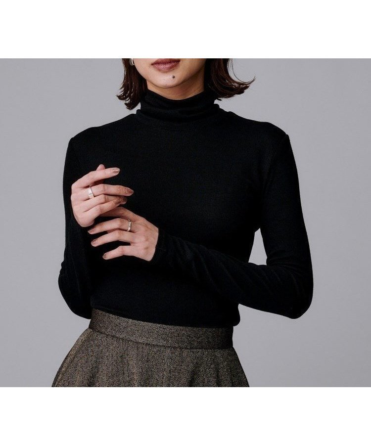 【アンタイトル/UNTITLED】の【吸湿発熱/洗える】ハイネックインナー インテリア・キッズ・メンズ・レディースファッション・服の通販 founy(ファニー) ファッション Fashion レディースファッション Fashion for Women おすすめ Recommended / Our Picks インナー Innerwear ハイネック High Neck, Mock Neck ベーシック Basic, Essential 定番 Standard, Basic Item 洗える Machine Washable ブラック|ID: prp329100004751079 ipo3291000000034582296