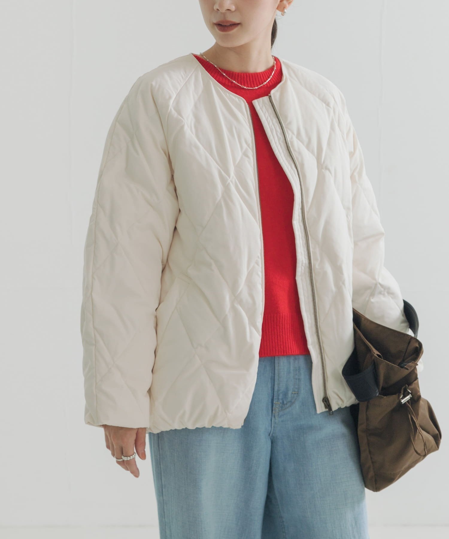 【アーバンリサーチ/URBAN RESEARCH】の『Sサイズ/WEB限定』コクーンキルティングダウン インテリア・キッズ・メンズ・レディースファッション・服の通販 founy(ファニー) 　ファッション　Fashion　レディースファッション　Fashion for Women　キルティング　Quilted, Quilting　キルト　Quilt, Quilted Fabric　ストール　Stole, Wrap　スリーブ　Sleeve, Long Sleeve / Short Sleeve　タートルネック　Turtleneck, High Neck　ダウン　Down, Puffer　デニム　Denim, Jeans Material　バランス　Balance, Style Balance　パーカー　Hoodie, Parka　A/W・秋冬　Autumn/Winter　冬　Winter / This Winter　おすすめ　Recommended / Our Picks　エレガント 上品　Elegant　2025年　2025　2025-2026秋冬・A/W　Autumn/Winter 2025–26 AW25–26　オフホワイト|ID: prp329100004751087 ipo3291000000034786927