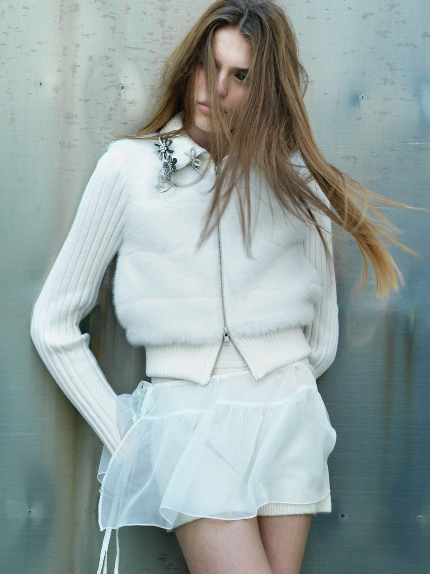 【スナイデル/SNIDEL】のファーニットブルゾン インテリア・キッズ・メンズ・レディースファッション・服の通販 founy(ファニー) 　ファッション　Fashion　レディースファッション　Fashion for Women　アウター　Coat / Outerwear Collection　ブルゾンジャケット・スポーティアウター　Blouson Jackets　トップス・カットソー　Cut & Sew Tops　ニット　Knit Tops & Sweaters　インナー　Innerwear　ウェーブ　Wavy Pattern　キルティング　Quilted, Quilting　コンパクト　Compact, Small Size　ストレッチ　Stretch, Stretchy Fabric　スマート　Smart, Elegant　タートルネック　Turtleneck, High Neck　ドッキング　Docking, Mixed Material　フェイクファー　Faux Fur, Imitation Fur　ボトム　Bottoms, Lower Wear　ボーダー　Border, Stripe　ポケット　Pocket, Pocket Detail　リブニット　Rib Knit, Ribbed Knit　冬　Winter / This Winter　おすすめ　Recommended / Our Picks　OWHT[002]|ID: prp329100004751099 ipo3291000000034353956