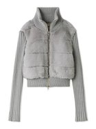 【スナイデル/SNIDEL】のファーニットブルゾン GRY[006]|ID:prp329100004751099