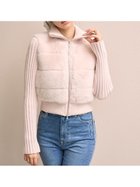 【スナイデル/SNIDEL】のファーニットブルゾン LPNK[061]|ID:prp329100004751099