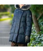 【ドレステリア/DRESSTERIOR】の【CLASSY.12月号掲載】ブルーFOXファーナポレオンホワイトグースダウン ネイビー|ID: prp329100004751103 ipo3291000000034653856