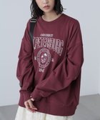 【フリーズマート/FREE'S MART】のアソートカレッジロゴビッグスウェット 人気、トレンドファッション・服の通販 founy(ファニー) ファッション Fashion レディースファッション Fashion for Women トップス・カットソー Cut & Sew Tops レディースパーカー・カジュアルフーディー Casual Hoodies & Sweatshirts スウェット・クルーネックトップス Sweatshirts & Crewnecks / Relaxed Fit Sweat Tops おすすめ Recommended / Our Picks グラフィック Graphic, Graphic Design パステル Pastel, Soft Color ビッグ Big, Oversized フラワー Flower, Floral モチーフ Motif, Design Theme thumbnail ボルドー2|ID: prp329100004751111 ipo3291000000034354042